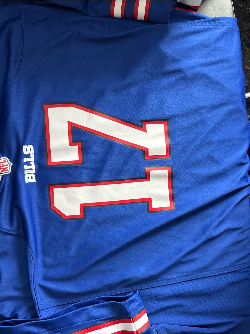 Buffalo Bills Josh Allen 17 Blue Football Jersey